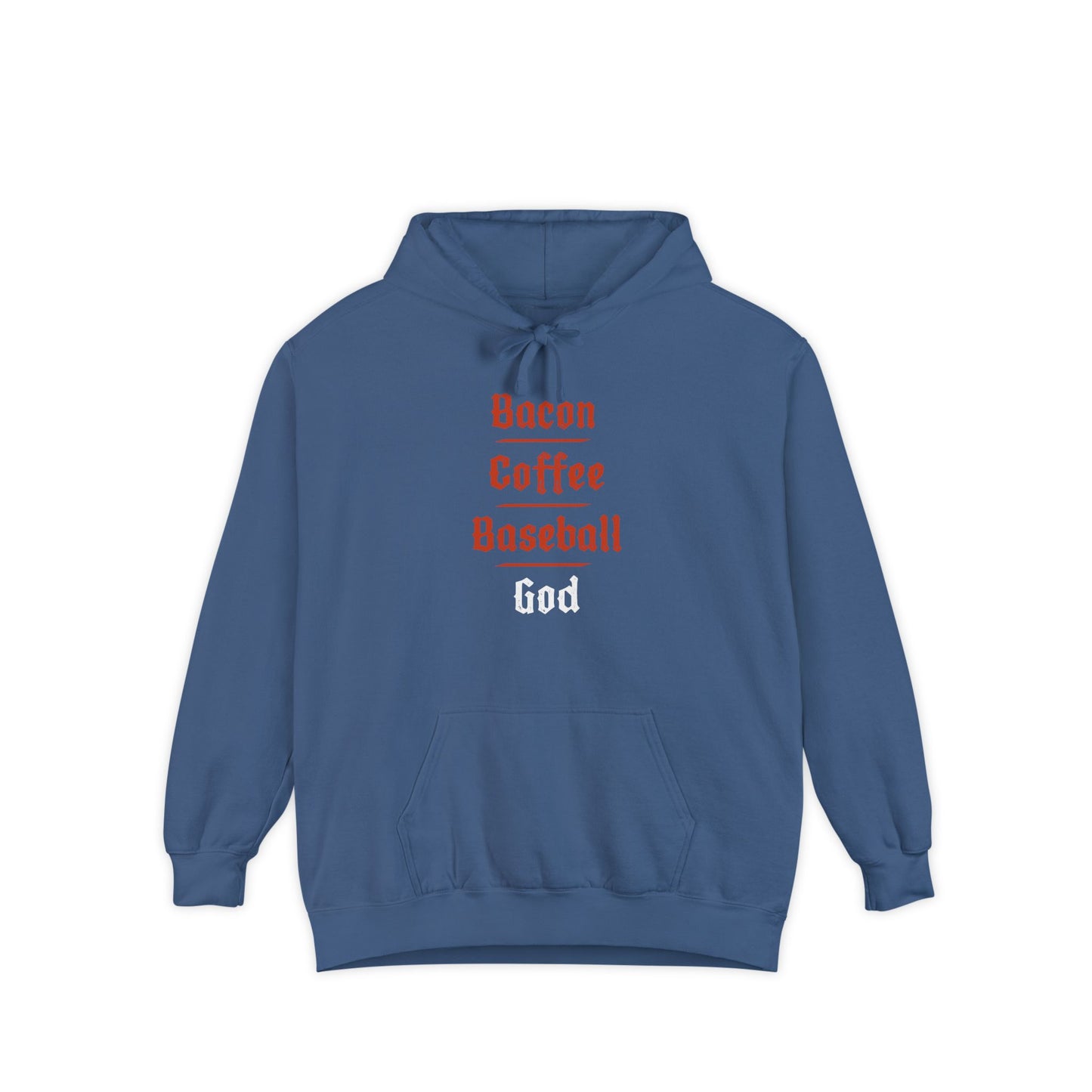 Bacon Coffee Baseball God Hoodie