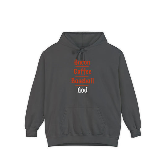 Bacon Coffee Baseball God Hoodie
