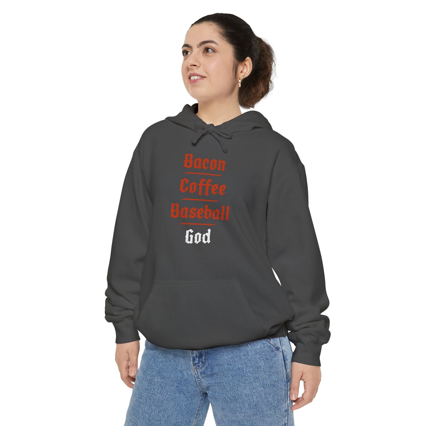 Bacon Coffee Baseball God Hoodie